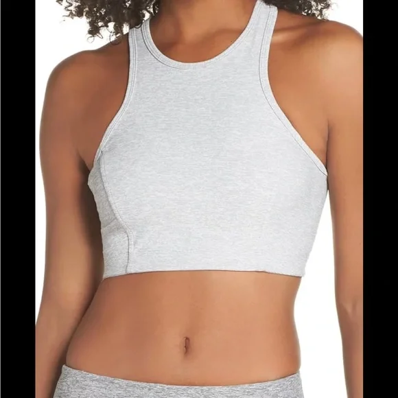 Outdoor Voices Athena Crop Top | Grey - Picture 1 of 6